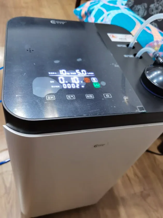 Digital control unit for a home hyperbaric chamber