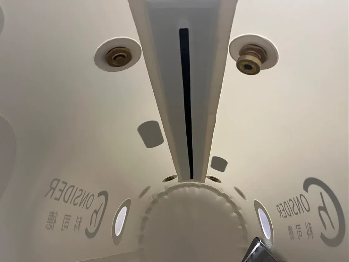 Interior view showing chamber fittings and CONSIDER branding