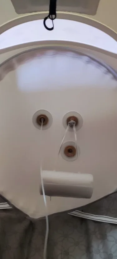 Interior oxygen connections inside a CONSIDER soft chamber