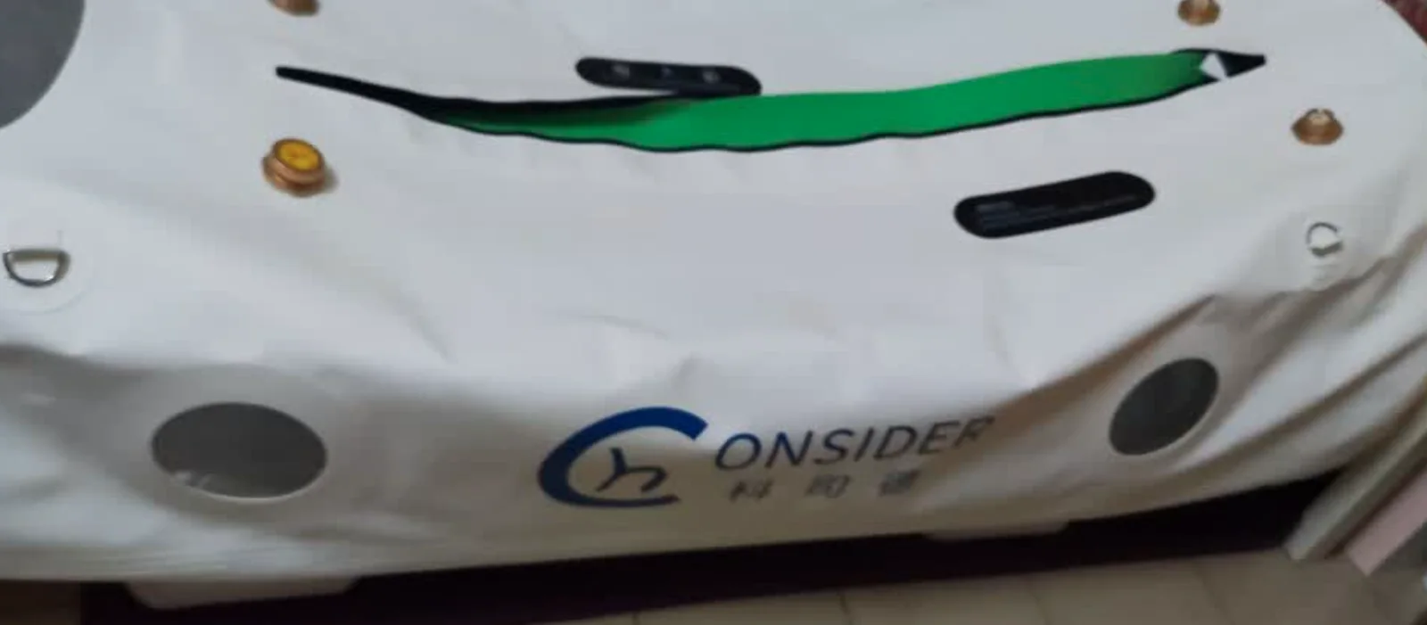 CONSIDER soft lying hyperbaric chamber in a customer home